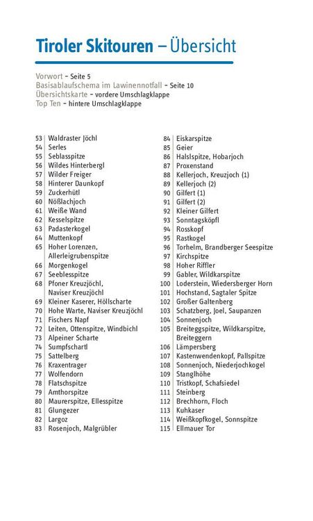 Produktbild: Tiroler Skitouren Handbuch