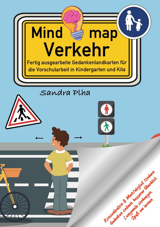 Produktbild: KitaFix-Mindmap Verkehr (Fertig ausgearbeitete Gedankenlandkarten f&uuml;r die Vorschularbeit in Kindergarten und Kita)