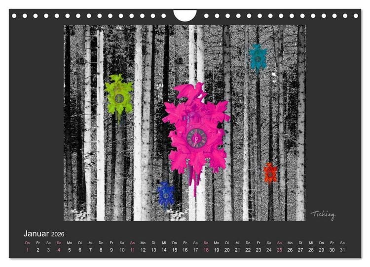 Produktbild: Schwarzwald. Anders. (Wandkalender 2026 DIN A4 quer), CALVENDO Monatskalender