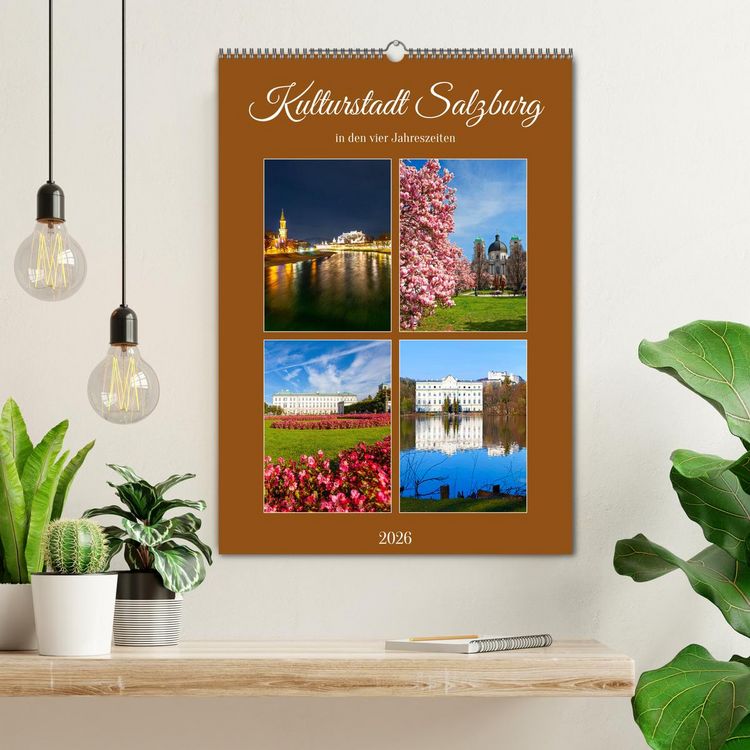 Produktbild: Kulturstadt Salzburg (Wandkalender 2026 DIN A2 hoch), CALVENDO Monatskalender