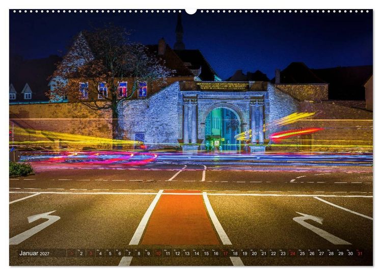 Produktbild: Osnabr&uuml;ck f&uuml;r Nachtschw&auml;rmer (hochwertiger Premium Wandkalender 2027 DIN A2 quer), Kunstdruck in Hochglanz