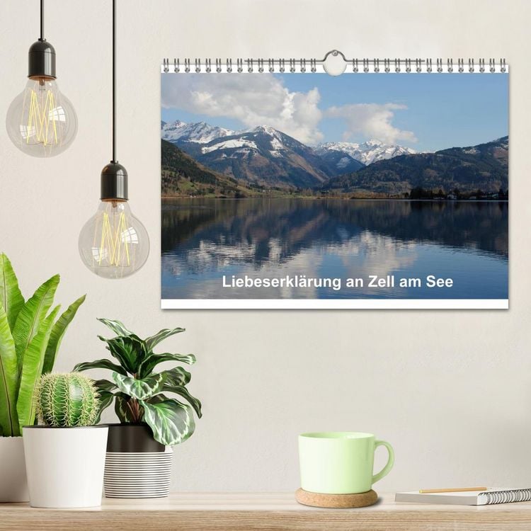 Produktbild: Liebeserkl&auml;rung an Zell am See (Wandkalender 2026 DIN A4 quer), CALVENDO Monatskalender