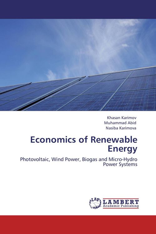 Produktbild: Economics of Renewable Energy
