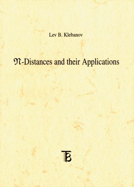 Produktbild: N-Distances and Their Applications