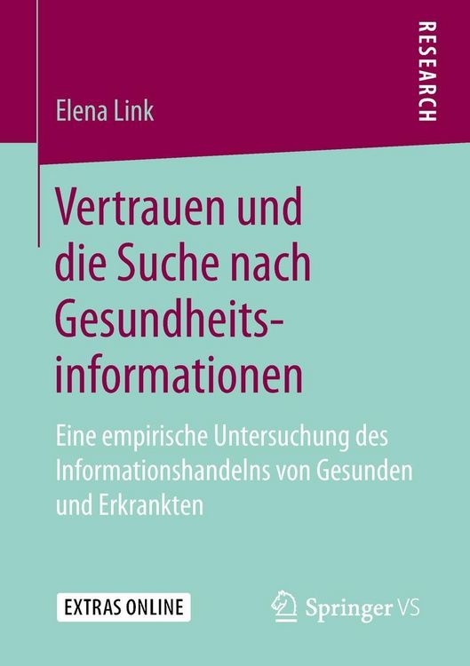 Produktbild: Vertrauen und die Suche nach Gesundheitsinformationen