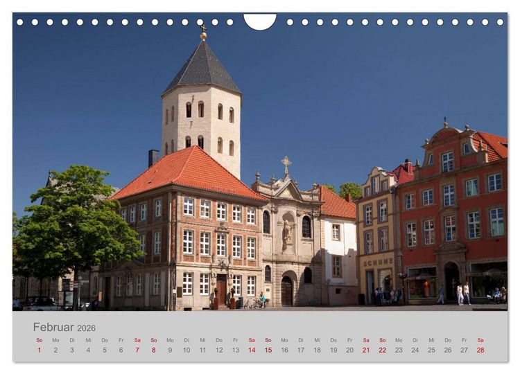 Produktbild: Paderborn Domstadt am Eggegebirge (Wandkalender 2026 DIN A4 quer), CALVENDO Monatskalender