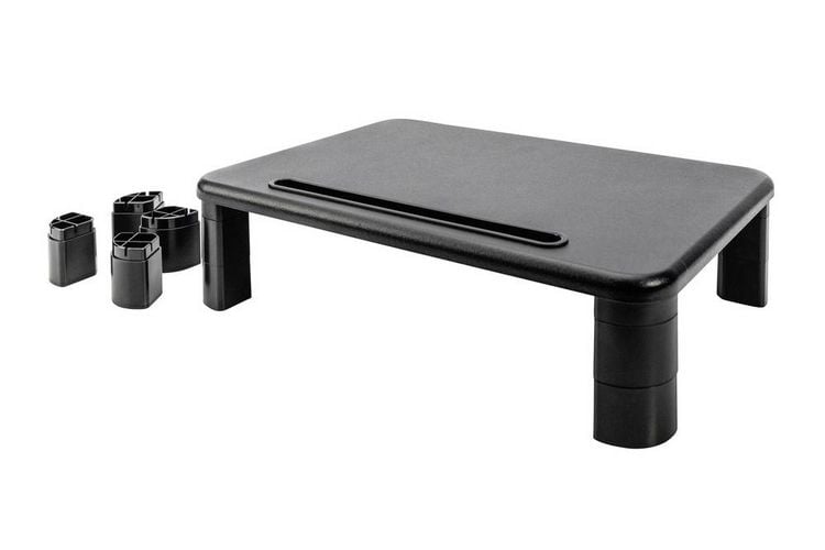 Produktbild: Digitus DA-90458 Monitor-Erh&ouml;hung H&ouml;hen-Bereich: 71 bis 145 mm Schwarz