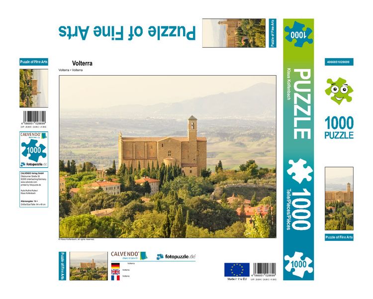 Produktbild: CALVENDO Puzzle Volterra | 1000 Teile Lege-Gr&ouml;&szlig;e 64x48cm Foto-Puzzle f&uuml;r gl&uuml;ckliche Stunden