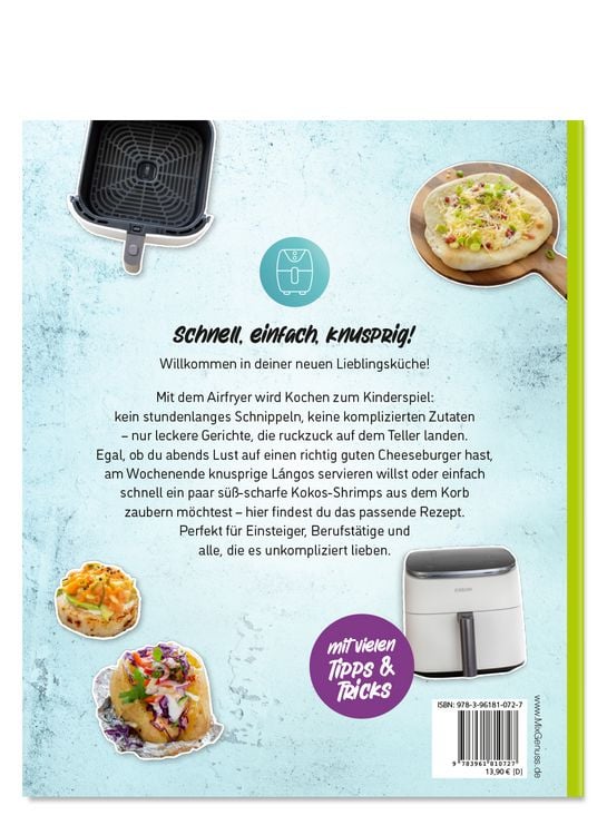 Produktbild: Rezepte für den AIRFRYER