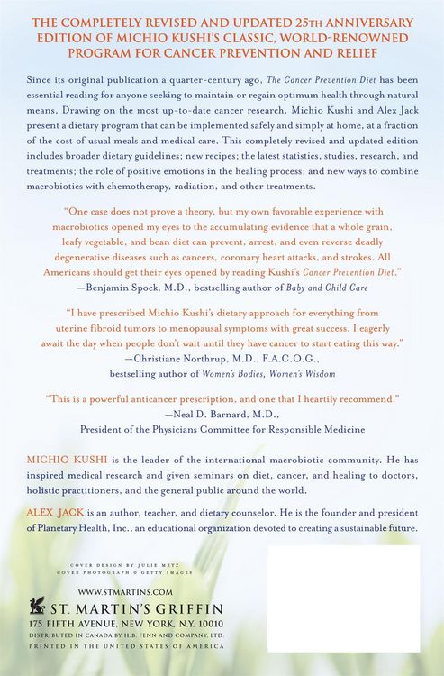 Produktbild: The Cancer Prevention Diet