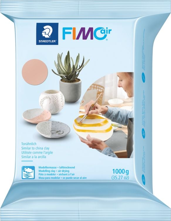 Produktbild: STAEDTLER Modelliermasse FIMO&reg; air blassrosa 1000g