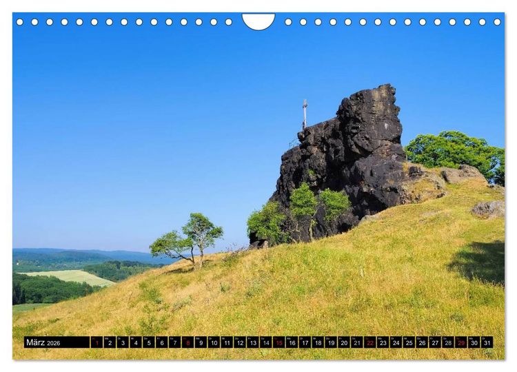 Produktbild: Die Teufelsmauer - Bizarre Felsformationen im Harz (Wandkalender 2026 DIN A4 quer), CALVENDO Monatskalender