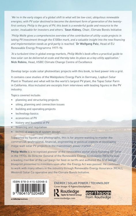 Produktbild: Solar Photovoltaic Projects in the Mainstream Power Market