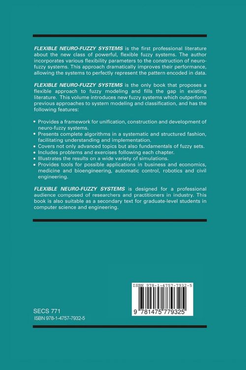 Produktbild: Flexible Neuro-Fuzzy Systems