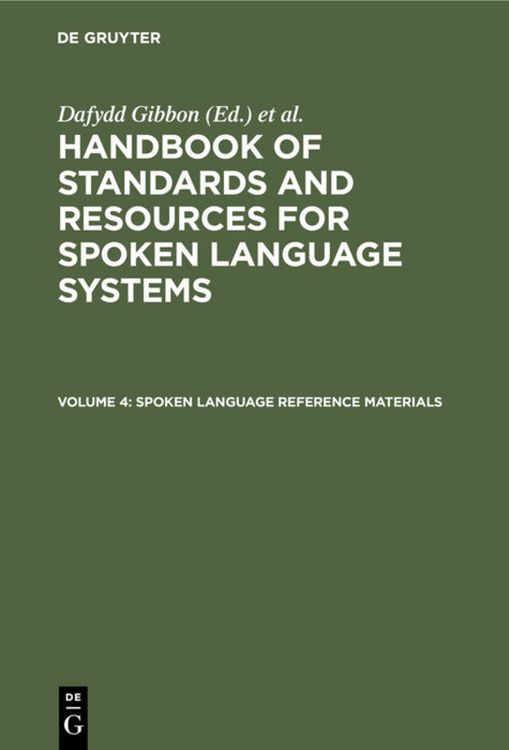Produktbild: Spoken Language Reference Materials