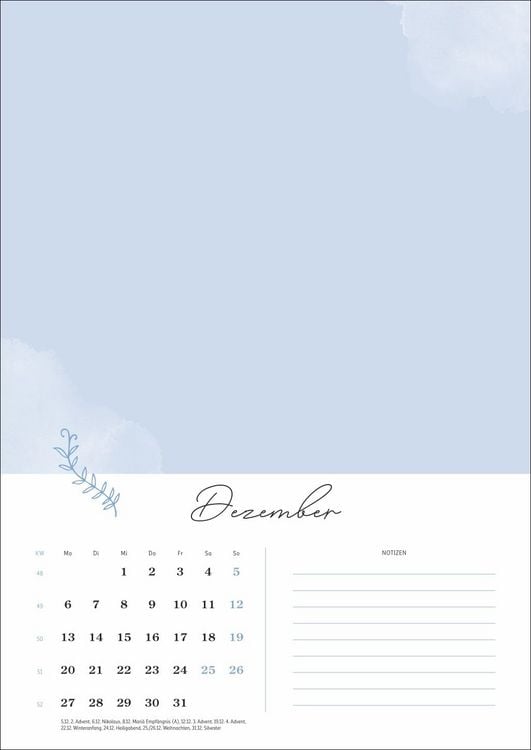 Produktbild: Kreativkalender Gl&uuml;cksmomente A4 2027