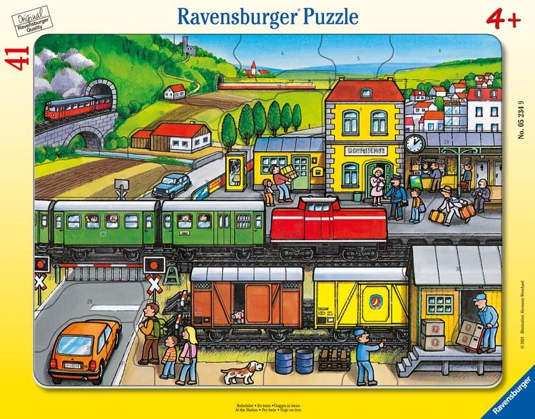 Produktbild: Kinderpuzzle 41 Teile - Bahnfahrt