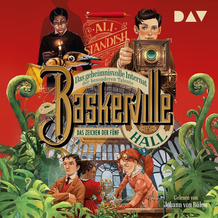 Produktbild: Baskerville Hall – Das geheimnisvolle Internat der besonderen Talente. Teil 2: Das Zeichen der Fünf