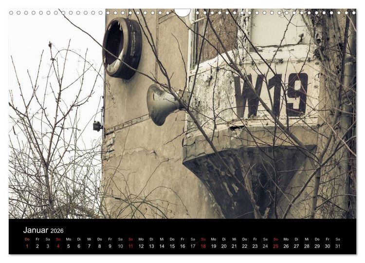 Produktbild: Verlassene Orte. Alter Postbahnhof Leipzig (Wandkalender 2026 DIN A3 quer), CALVENDO Monatskalender