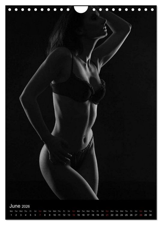 Produktbild: Erotic Silhouettes / UK-Version (Wall Calendar 2026 DIN A4 portrait), CALVENDO 12 Month Wall Calendar