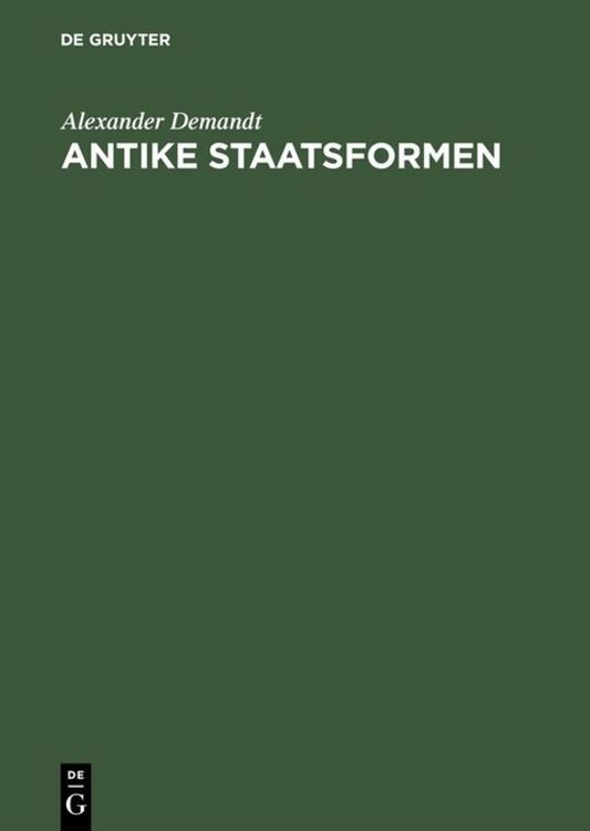 Produktbild: Antike Staatsformen