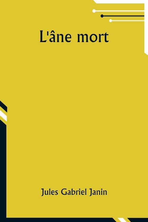 Produktbild: L'&acirc;ne mort