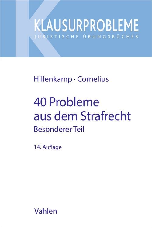 Produktbild: 40 Probleme aus dem Strafrecht