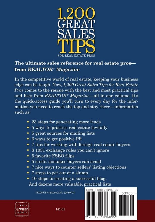 Produktbild: 1,200 Great Sales Tips for Real Estate Pros