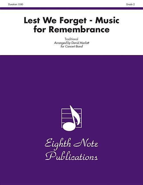 Produktbild: Lest We Forget -- Music for Remembrance