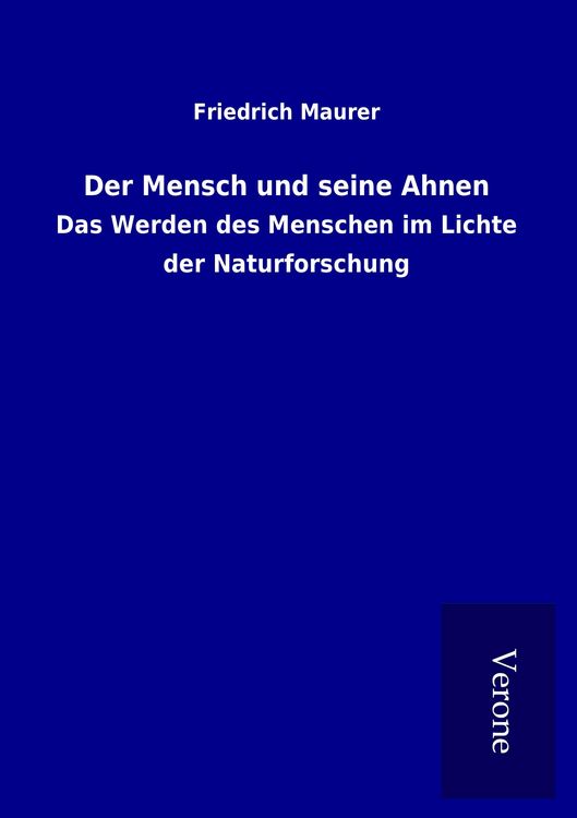 Produktbild: Der Mensch und seine Ahnen