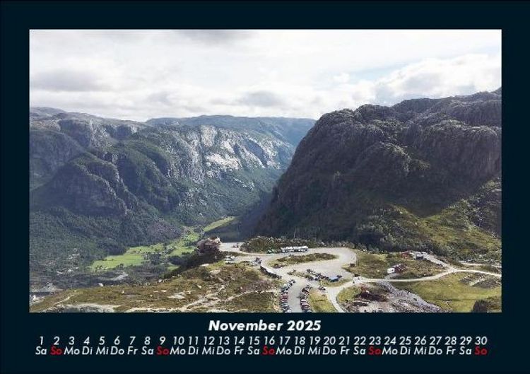 Produktbild: Berglandschaften 2025 Fotokalender DIN A5