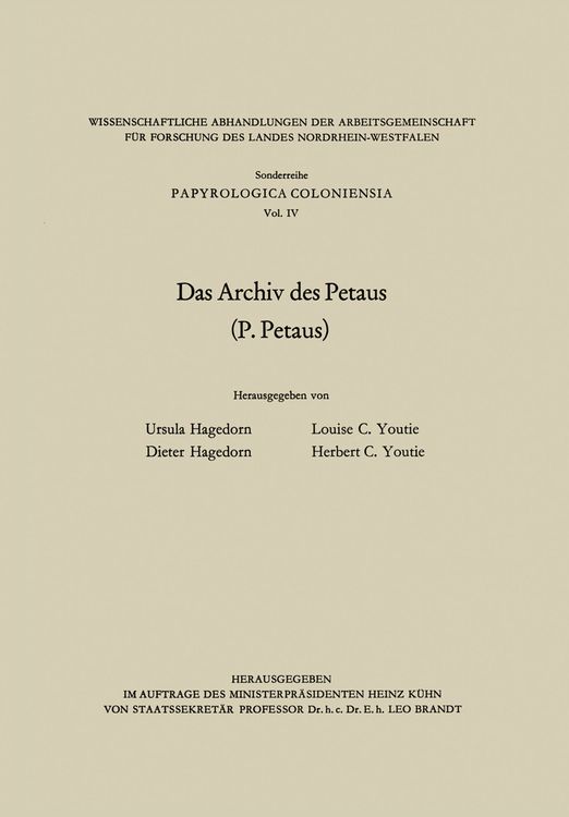 Produktbild: Das Archiv des Petaus