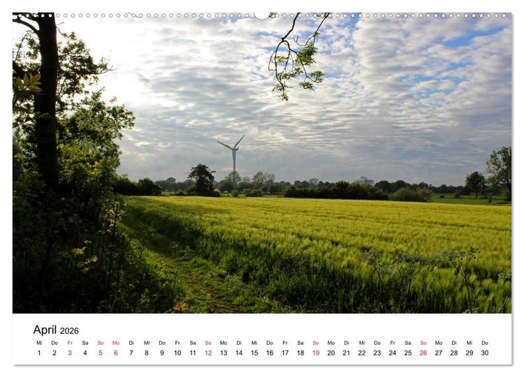 Produktbild: Schleswig-Holstein (Wandkalender 2026 DIN A2 quer), CALVENDO Monatskalender