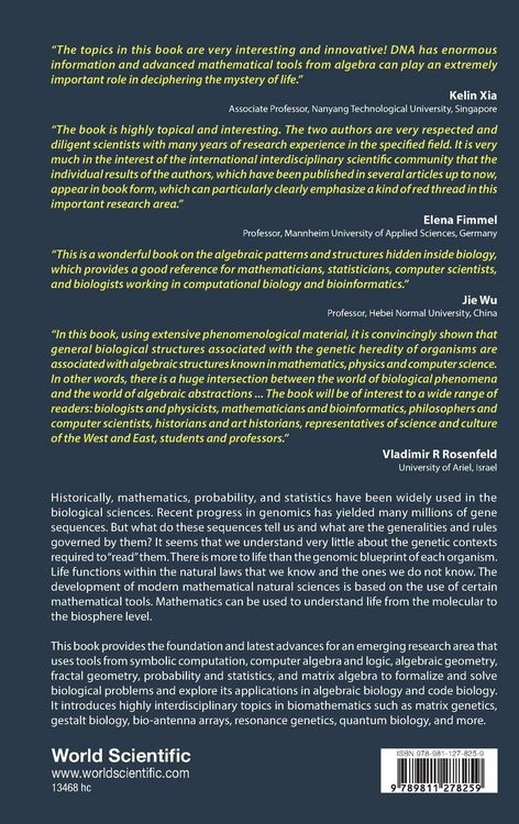 Produktbild: Algebraic Biology, Matrix Genetics, and Genetic Intelligence