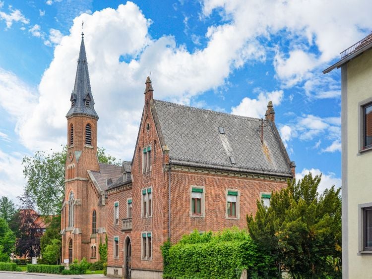 Produktbild: CALVENDO Puzzle Kantorei Ehingen und Evangelische Kirche | 1000 Teile Lege-Gr&ouml;&szlig;e 64x48cm Foto-Puzzle f&uuml;r gl&uuml;ckliche Stunden
