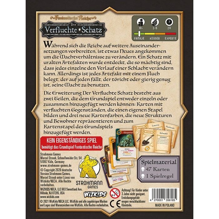 Produktbild: Fantastische Reiche - Der Verfluchte Schatz (Spiel)