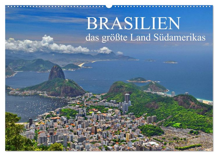 Produktbild: Brasilien - das gr&ouml;&szlig;te Land S&uuml;damerikas (Wandkalender 2026 DIN A2 quer), CALVENDO Monatskalender