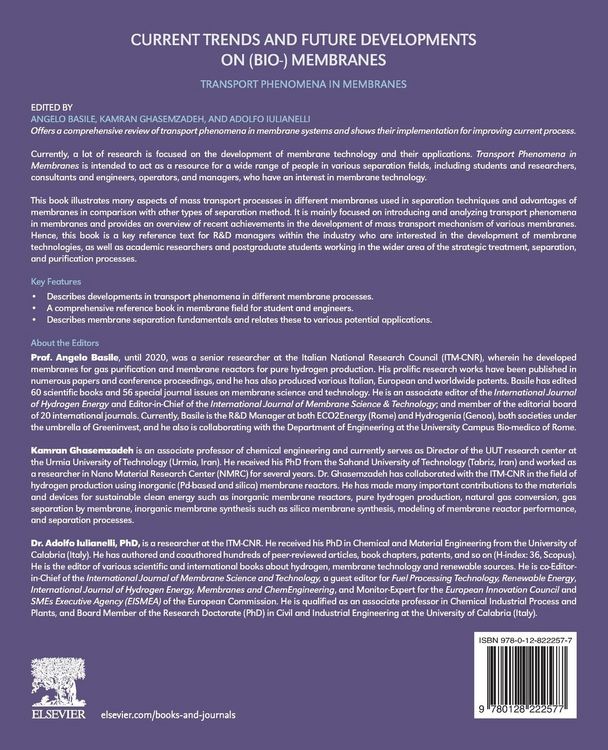 Produktbild: Current Trends and Future Developments on (Bio-) Membranes