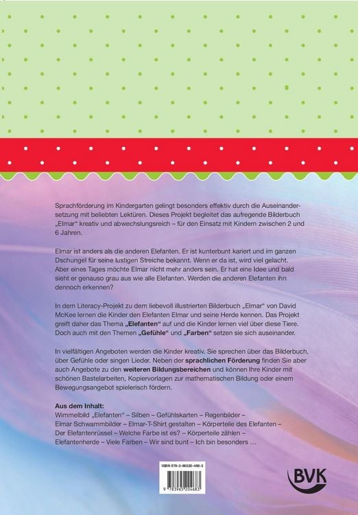 Produktbild: Literacy-Projekt zum Bilderbuch Elmar