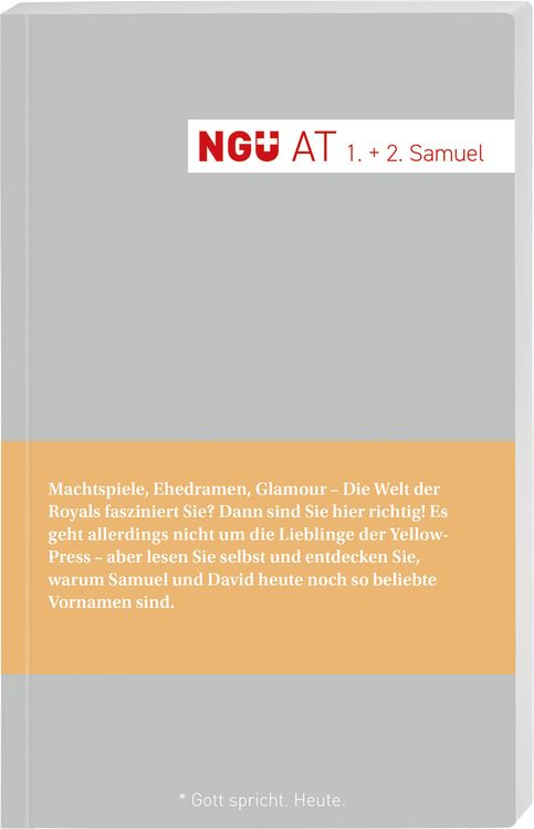 Produktbild: NG&Uuml;.AT. Das erste und zweite Buch Samuel