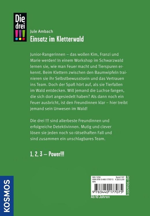 Produktbild: Die drei !!!, 107, Einsatz im Kletterwald
