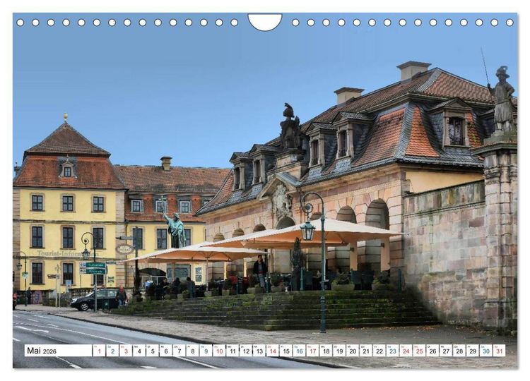 Produktbild: Fulda - die Barockstadt (Wandkalender 2026 DIN A4 quer), CALVENDO Monatskalender