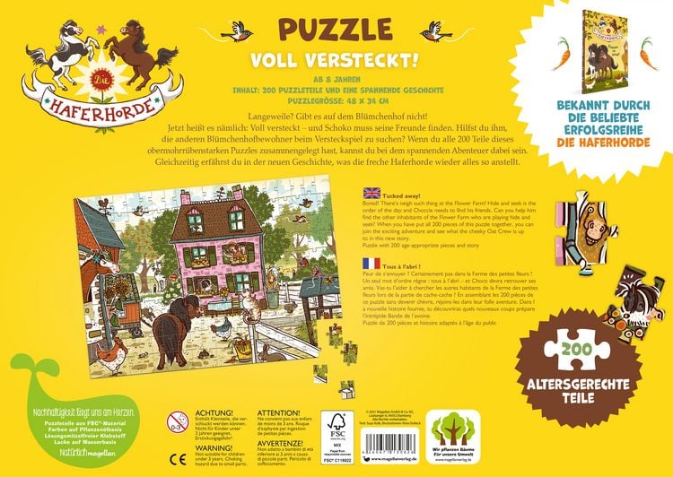 Produktbild: Die Haferhorde - Voll versteckt! (Puzzle)