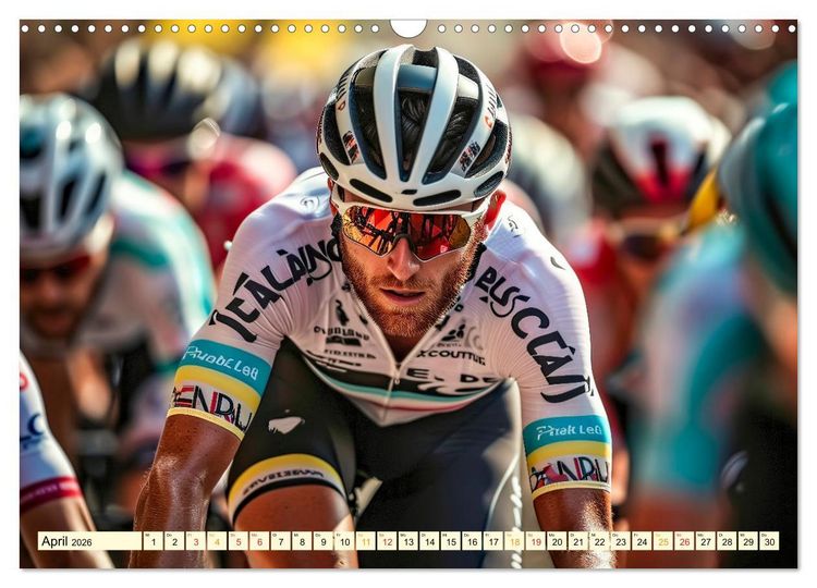 Produktbild: Radrennen - tolle Momente (Wandkalender 2026 DIN A3 quer), CALVENDO Monatskalender
