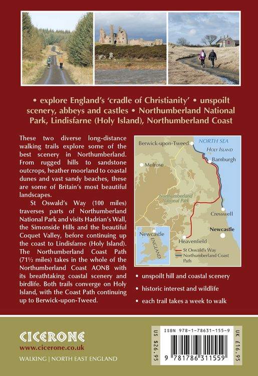 Produktbild: Walking St Oswald's Way and Northumberland Coast Path