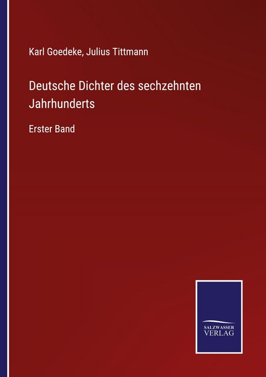 Produktbild: Deutsche Dichter des sechzehnten Jahrhunderts