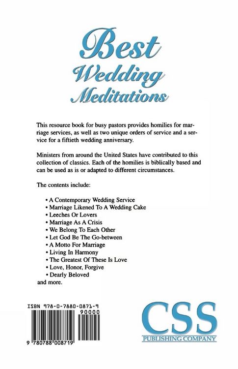Produktbild: Best Wedding Meditations