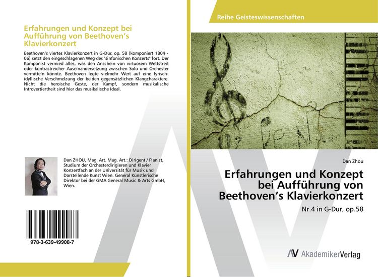 Produktbild: Erfahrungen und Konzept bei Auff&uuml;hrung von Beethoven's Klavierkonzert