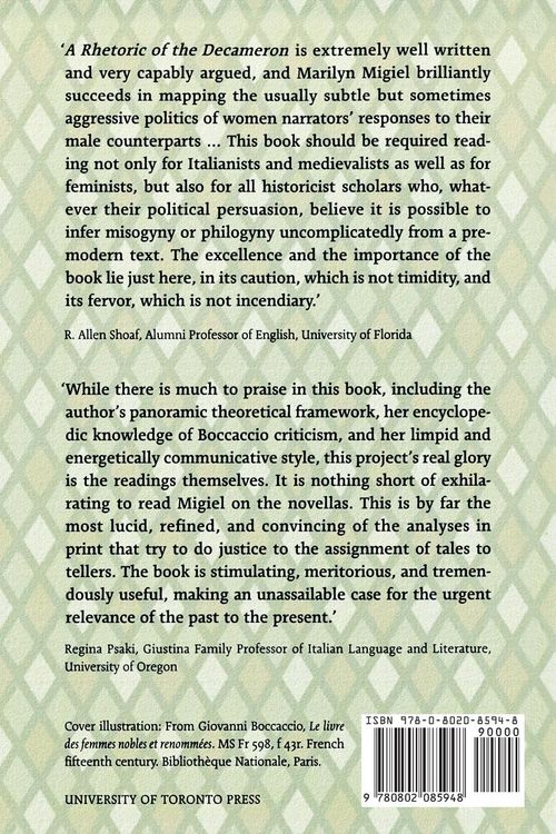 Produktbild: A Rhetoric of the Decameron