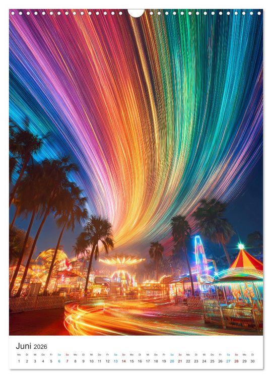 Produktbild: Lichtkarussell (Wandkalender 2026 DIN A3 hoch), CALVENDO Monatskalender